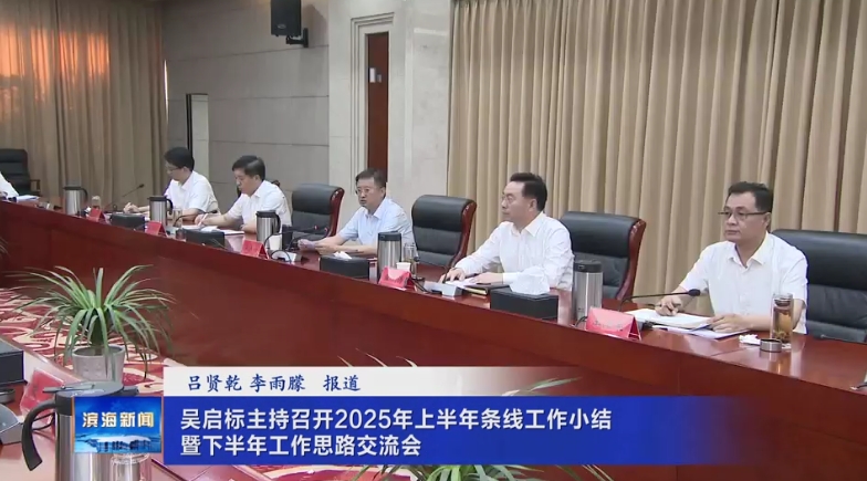 吳啟標(biāo)主持召開2025年上半年條線工作小結(jié)暨下