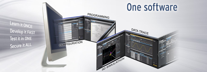 One software Sysmac Studio for machine creators