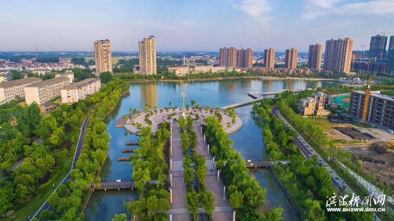 改造一新的西湖公園鳥瞰