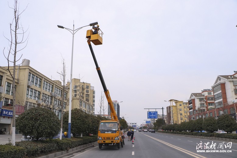 縣亮化管理所保障城市夜間照明需求