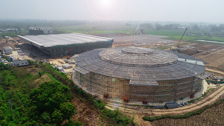 朗坤農科園項目建設現場