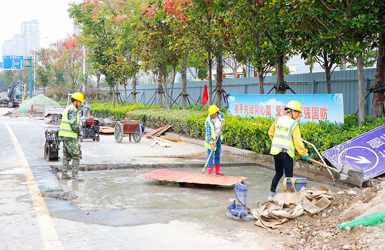 阜東北路污水管道改造、育才西路雨污管網分流工程