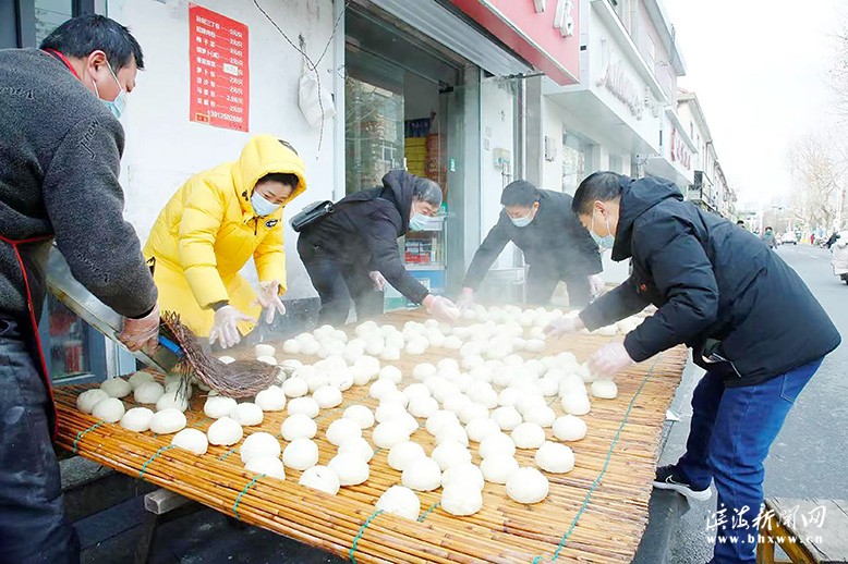 我縣大街小巷年味越來越濃